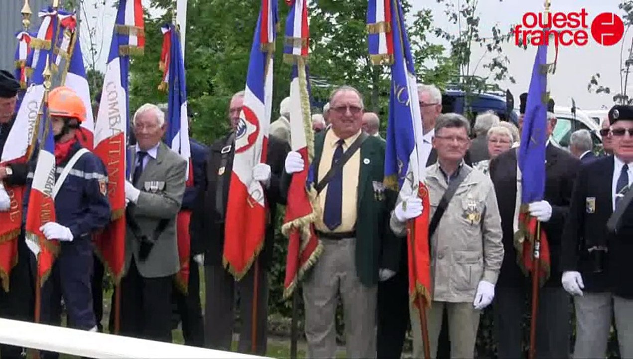 71e D-Day à Carentan. La cérémonie au Carré de Choux