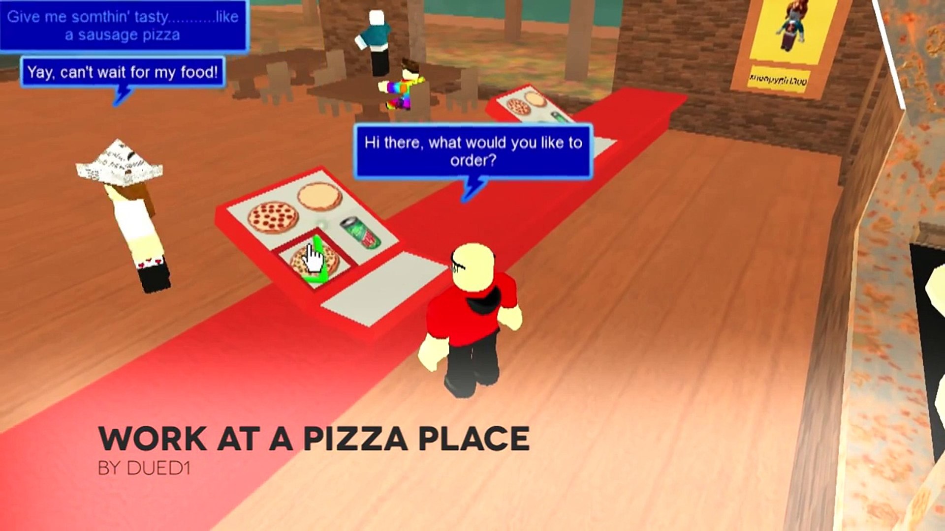 Work At A Pizza Place Game Review Video Dailymotion - work at a pizza place roblox secrets