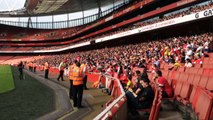 FA Cup Final 2014 - Inside the Emirates Stadium with Arsenal fans.