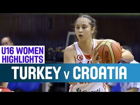 Turkey v Croatia – 2nd Round -2014 U16 European Championship Women