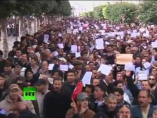 Cops in Crowd: Once-Feared Police Join Protests in Tunisia