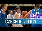 Czech R. v Italy – Highlights - 1st Round - 2014 U16 European Championship Women