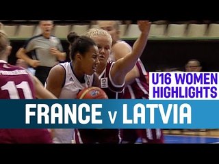 France v Latvia- Highlights – 1st Round -2014 U16 European Championship Women