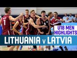 Lithuania v Latvia - Highlights – 2nd Round - 2014 U18 European Championship