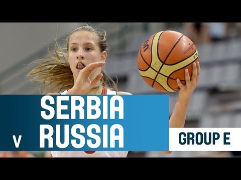 Serbia v Russia Group E 2014 U18 European Championship Women