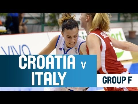 Croatia v Italy Group F 2014 U18 European Championship Women