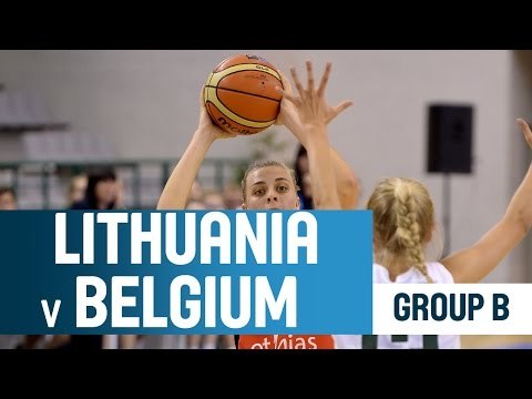 Lithuania v Belgium Group C 2014 U18 European Championship Women