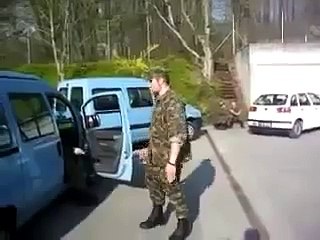 Swiss Army Dancing to Techno 360p