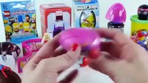 MEGA Surprise Egg Play Doh Spider Man ★ TMNT Kinder LEGO Barbie Batman Superhero Eggs