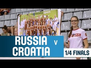 Russia v Croatia – 1/4 Finals – 2014 U18 European Championship Women