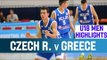 Czech Republic v Greece - Highlights - 1st Round - 2014 U18 European Championship