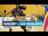 Hungary v USA - Highlights 1/2 Final - 2014 FIBA U17 World Championship for Women