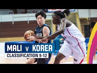 Mali v Korea - Classification 9-12 - 2014 FIBA U17 World Championship for women