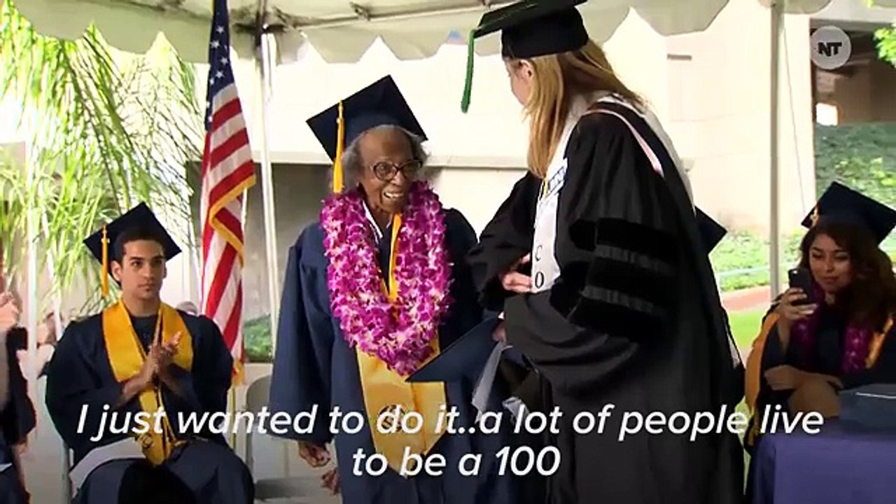 99-Year-Old Granny Fulfills Lifelong Dream Of Graduating College