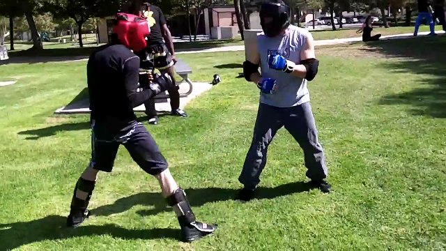 Wing Chun vs JKD, Kali, Ninjutsu, Krav Maga, Boxing, Wrestling at Open Martial Arts Meetup Sparring