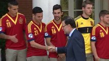 El presidente agradece a la Sub´21 su triunfo en nombre de todos los españoles