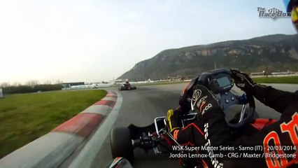 Onboard Jordon Lennox-Lamb in Sarno - WSK Super Master Series