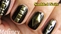 STUDDED NAILS TUTORIAL - Easy Nail Art Design for Beginners with Tips for the Perfect Manicure