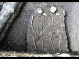 ルーマニアの修道院跡地で手を握りあった男女の骸骨が発掘される！