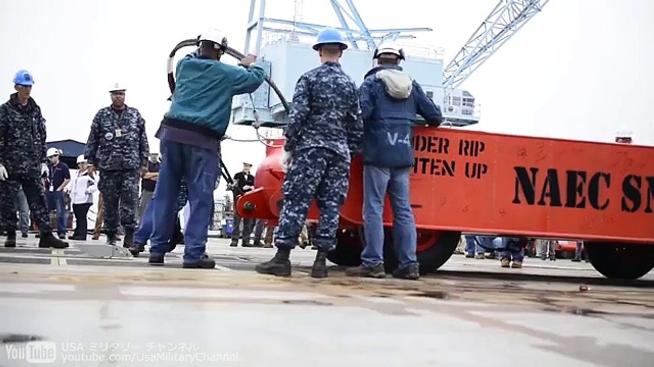 【電磁式カタパルト射出テスト】アメリカ原子力空母「ジェラルドRフォード級航空母艦」6