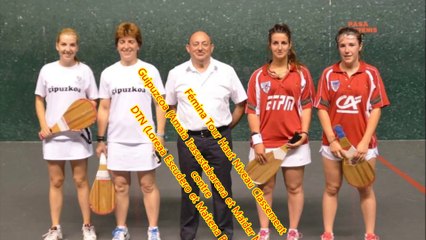 Fémina Tour 2015 - Guipuzcoa (Amaia Irasustabarena et Maider Mendizabal) contre DTN (Loreaa Escudero et Maitena Bercetche)