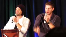 Jared trying to ''calm Jensen down'' at DallasCon 2014