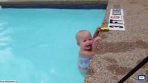 Dunya News- 16 Months Old Baby Swimming .