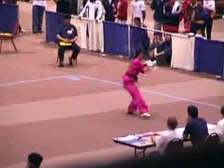 Beautiful Wushu Bo Staff Form