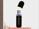 Transcend JetFlash V30 - 8 GB USB 2.0 Flash Drive TS8GJFV30 (Black)