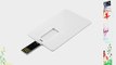 Enfain 128MB Credit Card USB Flash Drives - Pack of 10 - White