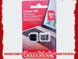 Sandisk 64gb Cruzer FIT USB 2.0 Flash Mini Thumb Pen Drive Sdcz33-064g Retail 64