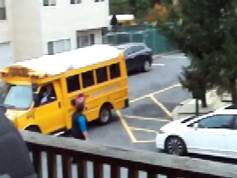 Psycho lady screaming in parking lot
