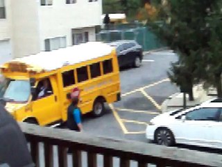 Psycho lady screaming in parking lot