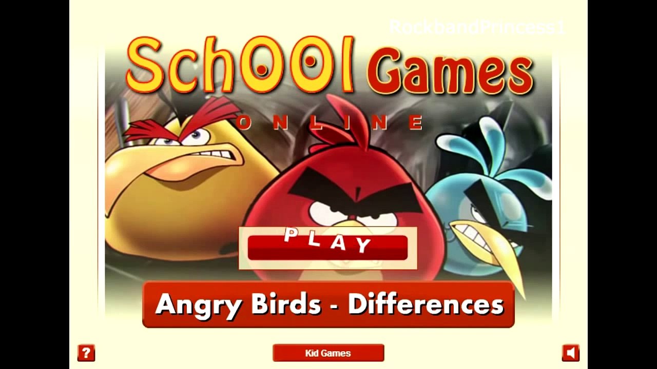 Angry Birds Online Games Angry Birds Hidden Differences Game