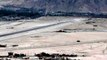 Airplane taking off from Leh Airport July 2012