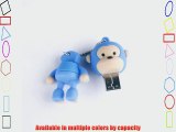 Kootion USB Flash Drive USB 2.0 Pen Drive Monkey Shape Nice Gift for Children (64G Blue)