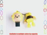 Kootion USB Flash Drive USB 2.0 Pen Drive Monkey Shape Nice Gift for Children (64G Yellow)