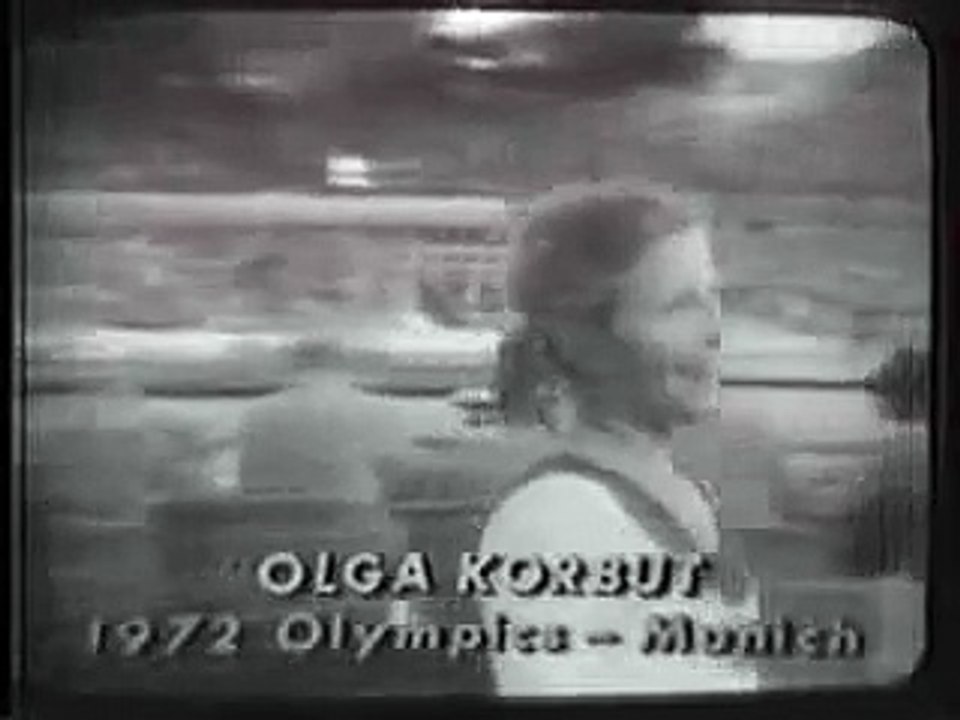 Nadia Comaneci y Olga Korbut