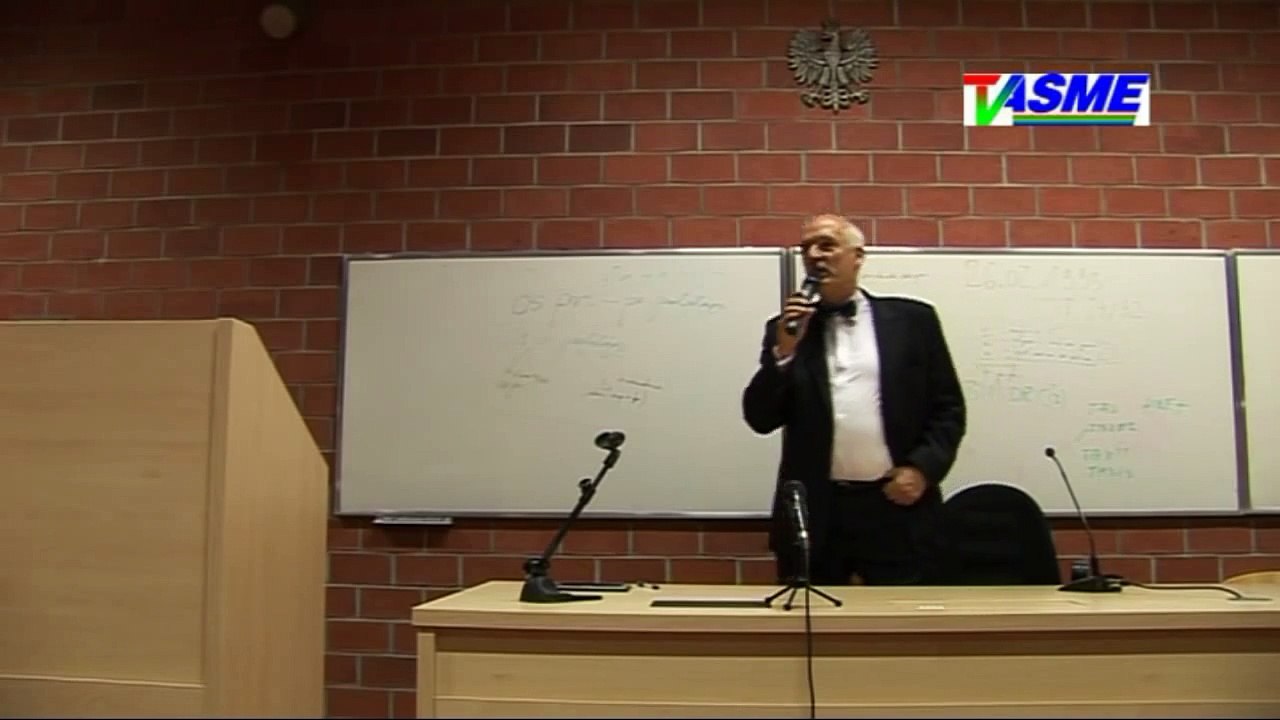 "Prawem i Lewem" - wykład Janusza Korwin-Mikkego na Wydziale Prawa i Administracji UW