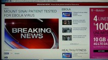 Man Back From West Africa With Ebola Symptoms Being Tested For Ebola Virus In New York