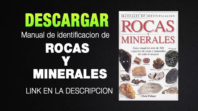 manual de identificacion de rocas y minerales descargar libro