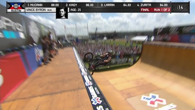 X GAMES BMX Vert : la surprise Vince Byron