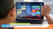 Microsoft's 'Universal Store' Apps Detailed In Leaked Images