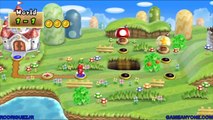 New Super Mario Bros. Wii 2P Co-op Walkthrough (World 1 Pt. 1/4)