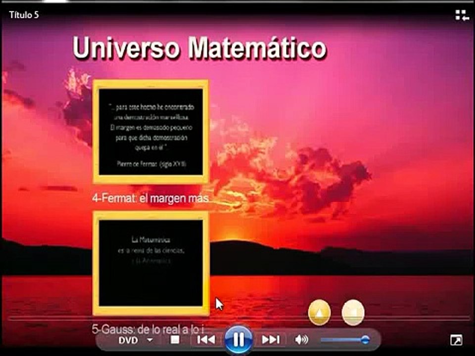 Ultimo teorema de Fermat 1/2