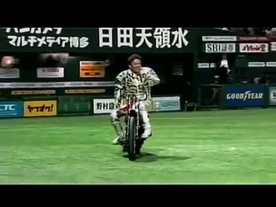 2013.4.11ヤフオクドーム 森且行+misonoタンデム走行&始球式！他