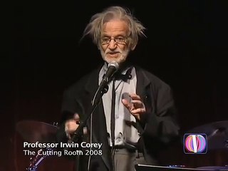 Professor Irwin Corey at the Cutting Room NYC