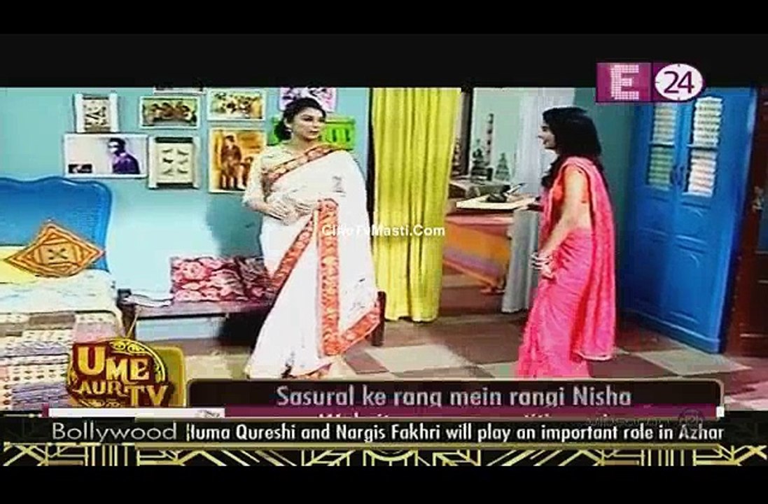 Nisha Aur Uski Cousins 6th June 2015 Nisha Ka saree Avtaar CineTvMasti.Com