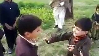 Fight between pathan children