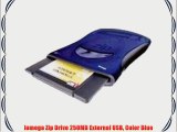 Iomega Zip Drive 250MB External USB Color Blue